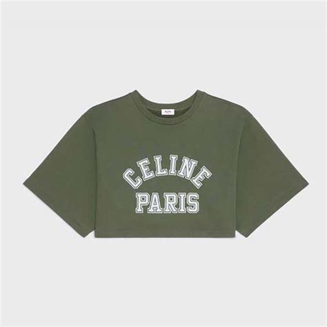 celine green t shirt